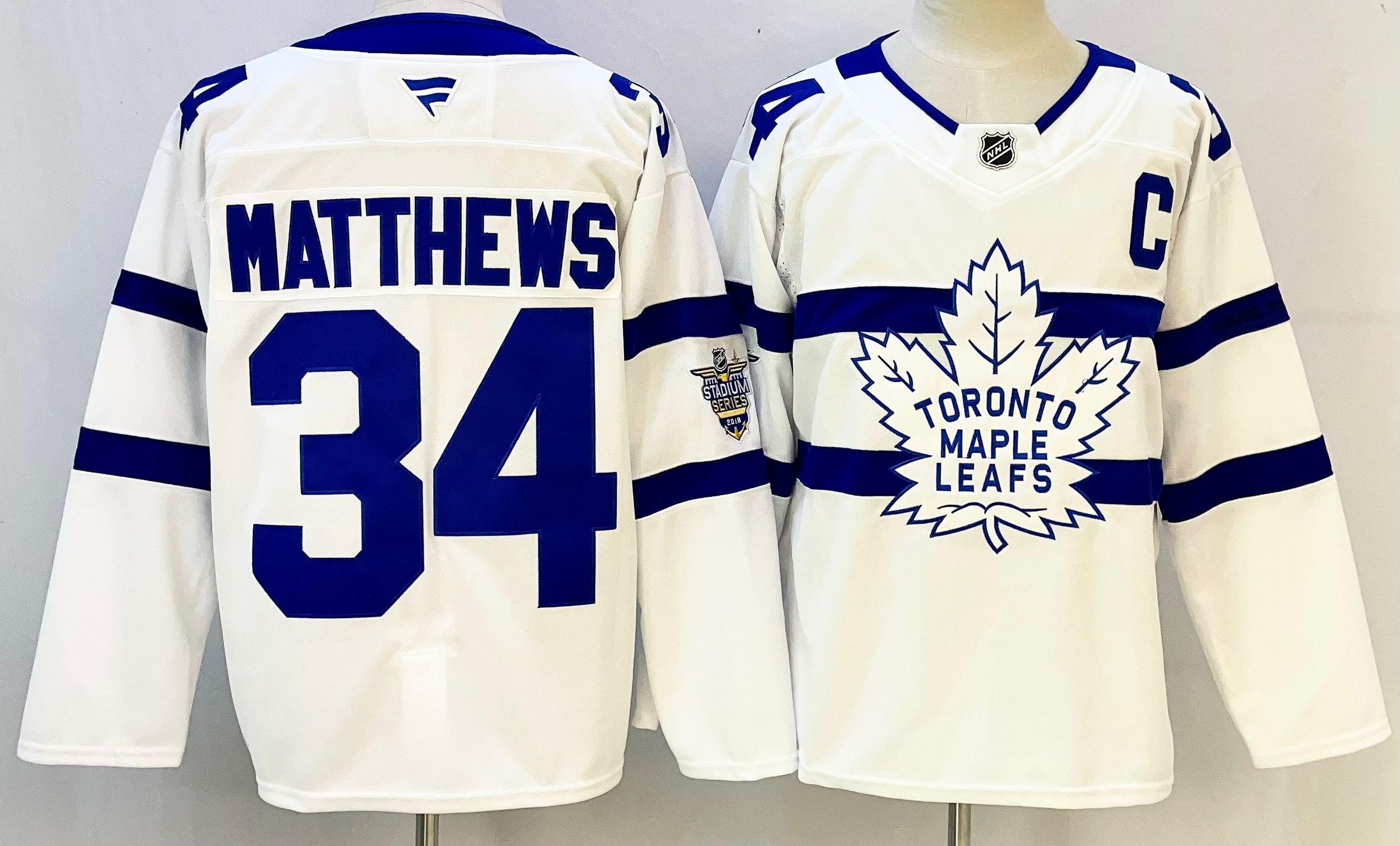 Men Toronto Maple Leafs #34 Matthews White 2026 Adidias NHL Jersey style 001
